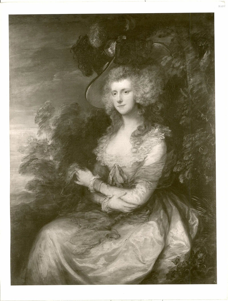 Portræt af Lady Hibbert - Thomas Gainsborough
