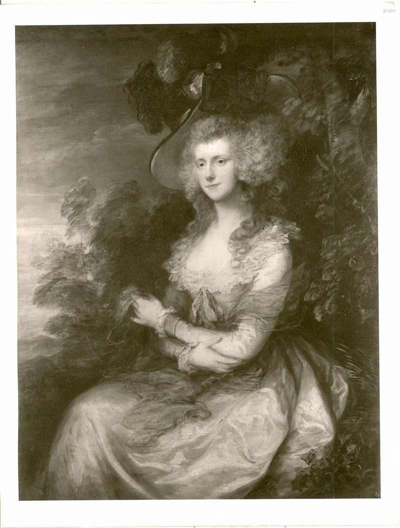 Portræt af Lady Hibbert - Thomas Gainsborough