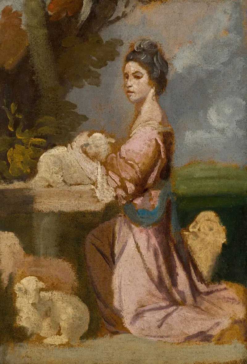 Portræt af Lady Mary Leslie - Joshua Reynolds