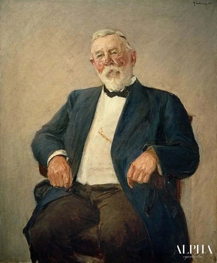 Portrait de l'architecte Friedrich Kuhnt - Max Liebermann - Reproductions de tableaux et peintures haut de gamme