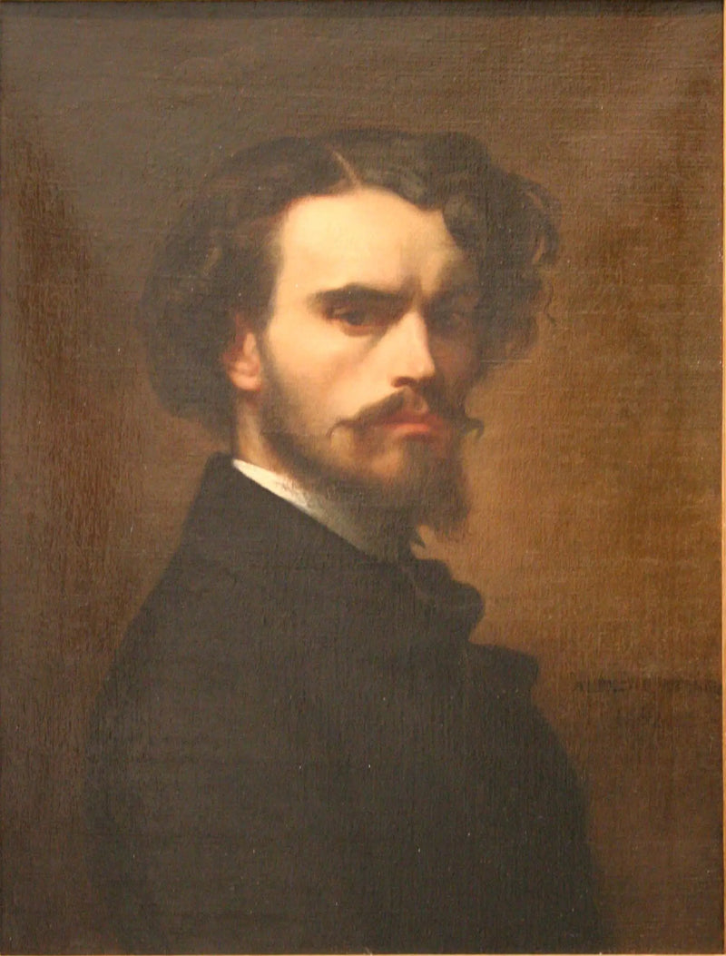 Selvportræt af kunstneren selv som 29-årig - Alexandre Cabanel