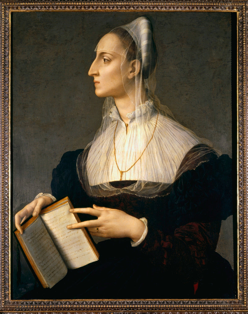 Portræt af Laura Battiferri - Bronzino