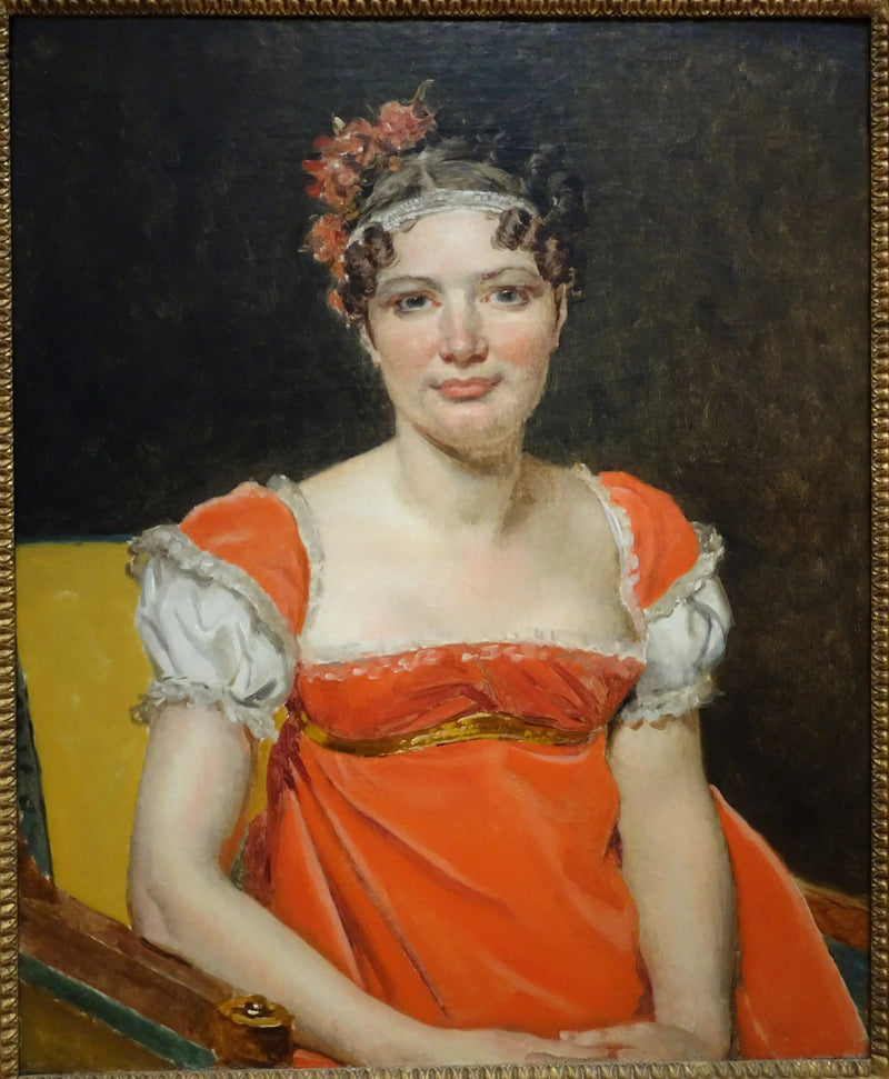 Portræt af Laure-Émilie-Félicité David, Baronesse Meunier - Jacques-Louis David