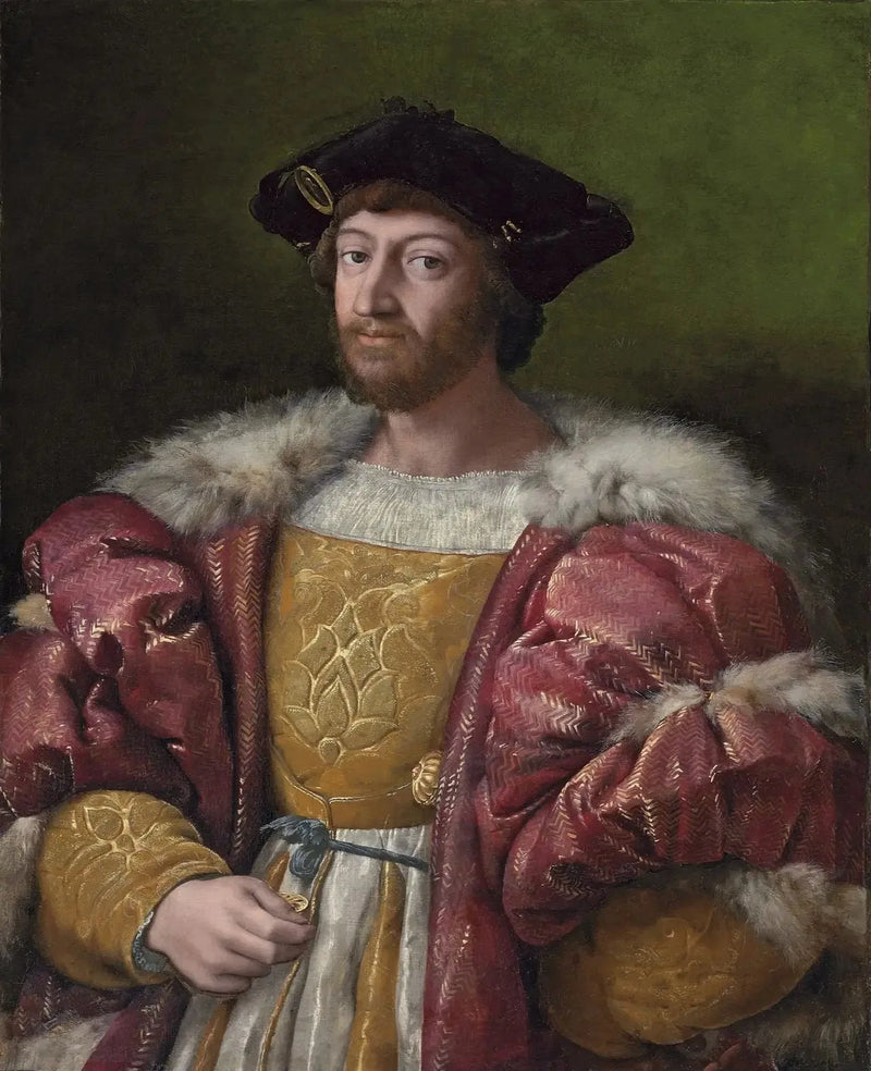 Portræt af Laurent de Médicis, hertug af Urbino - Raphael Sanzio