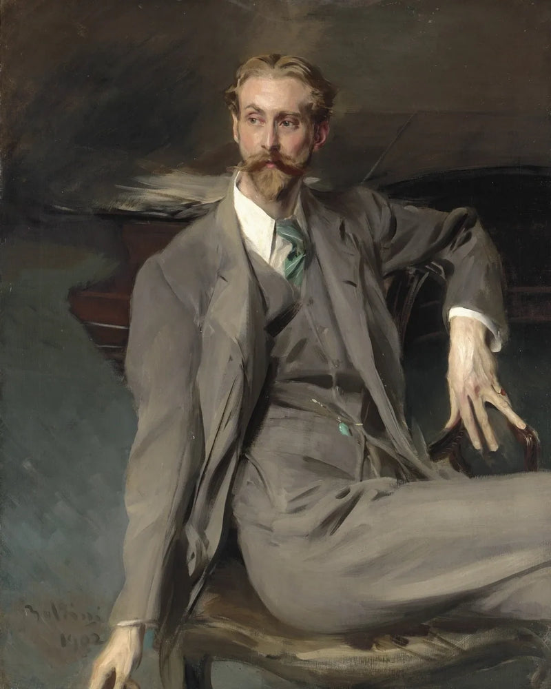 Portræt af Lawrence Alexander Harrison - Giovanni Boldini