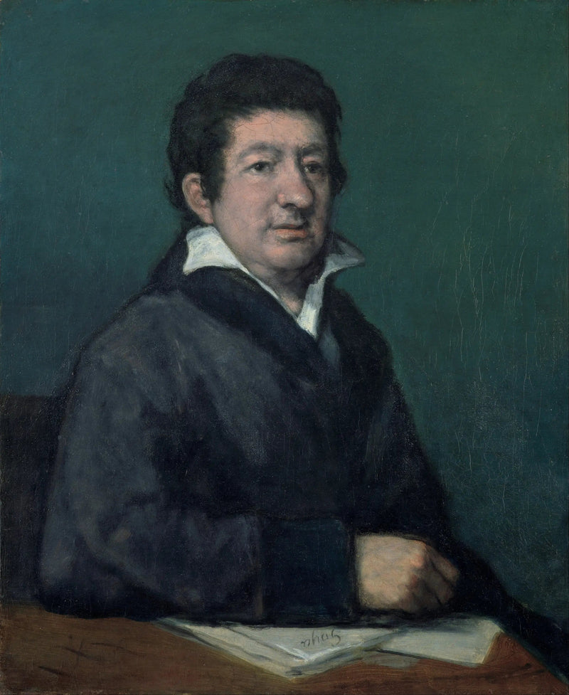 Portræt af Leandro Fernández de Moratín (1824) - Francisco de Goya
