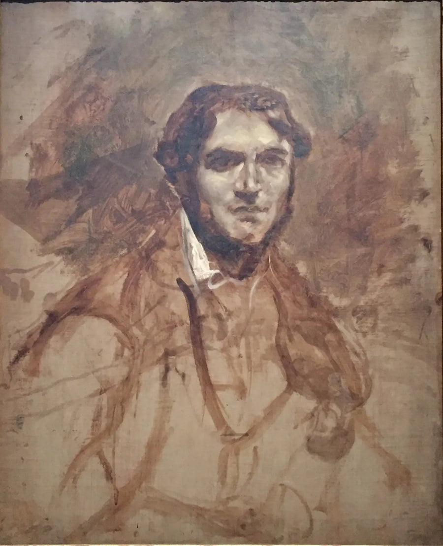 Portræt af Léon Riesener - Eugène Delacroix