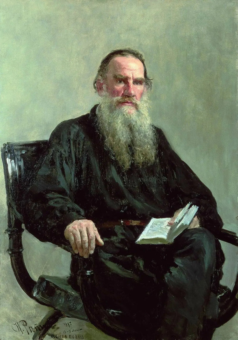 Portræt af Leo Tolstoj - Ilya Repin