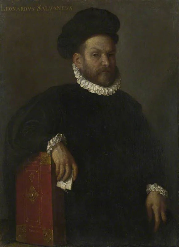 Portræt af Leonardo Salvagno (?) - Giovanni Battista Moroni