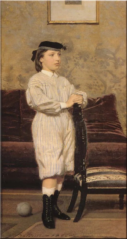 Portræt af Leonetto Banti - Giovanni Boldini