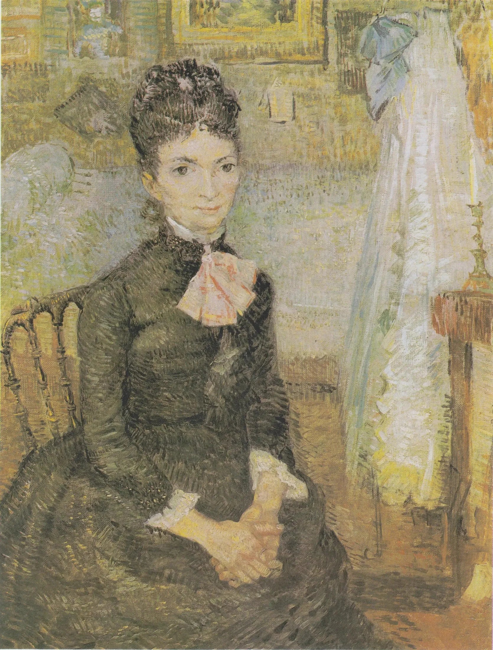 Portrait de Léonie Rose Charbuy-Davy - Vincent van Gogh image 1 reproduction de peinture à l’huile