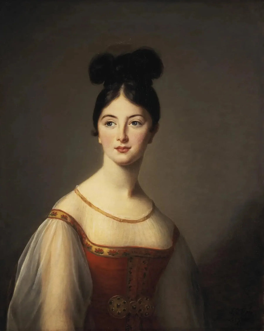 Portræt af Léontine de Rivière - Élisabeth Vigée Le Brun