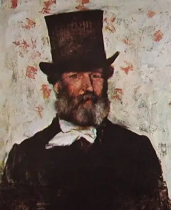 Portræt af Léopold Levert - Edgar Degas