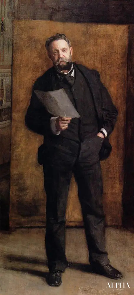 Portrait de Leslie Miller - Thomas Eakins - Reproductions de tableaux et peintures haut de gamme