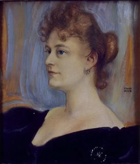 Portræt af Lillian Sanderson - Franz Von Stuck