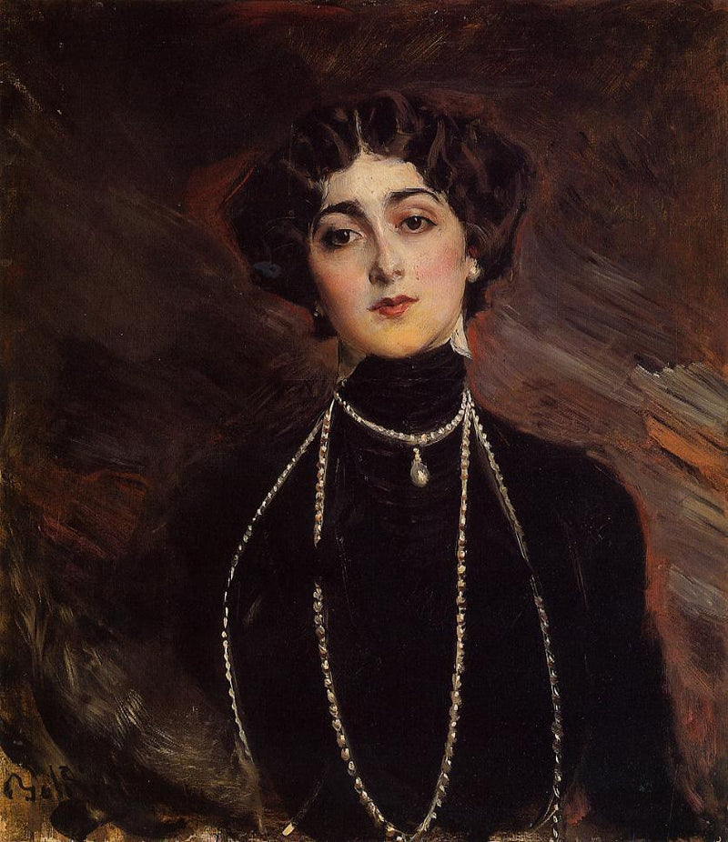 Portræt af Lina Cavalieri - Giovanni Boldini