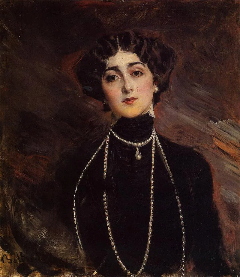 Portræt af Lina Cavalieri - Giovanni Boldini