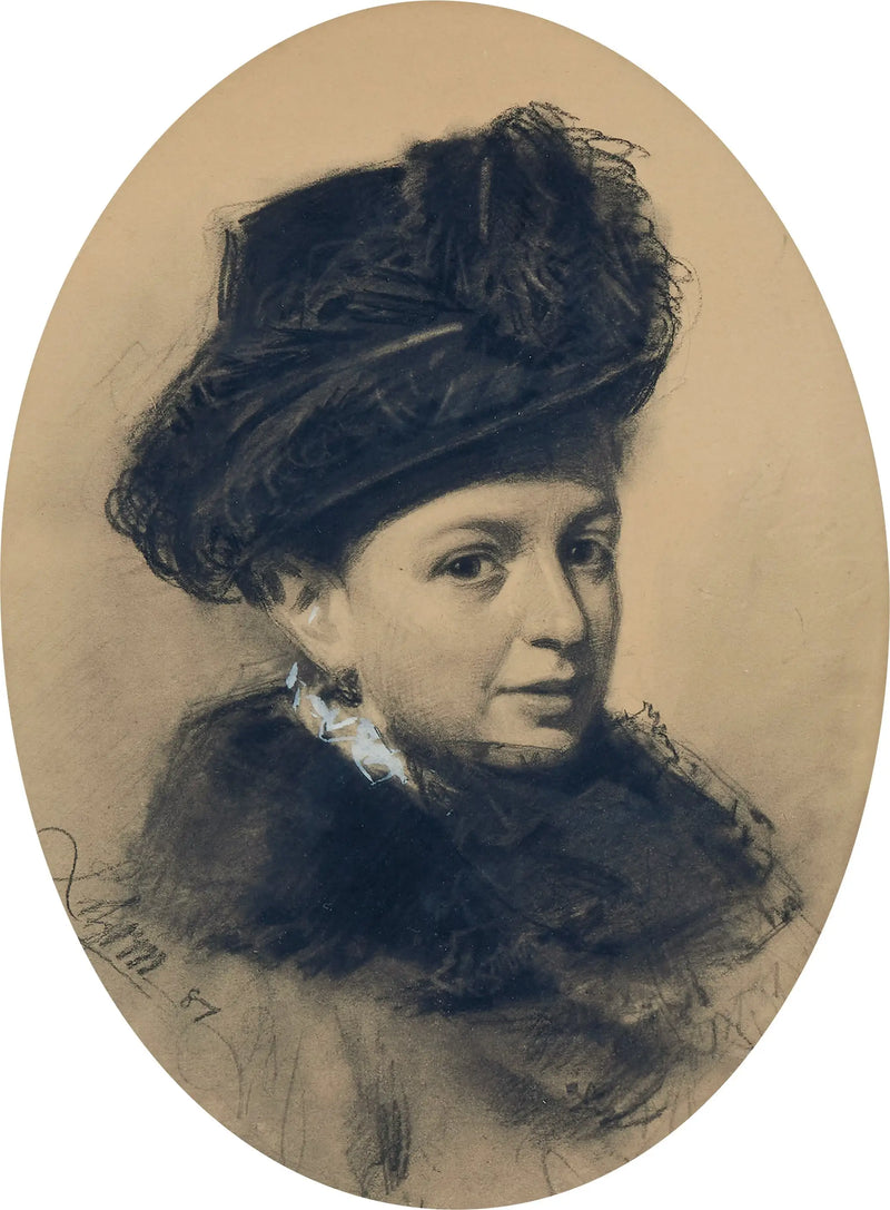 Portrait af Lisen Samson - Anders Zorn