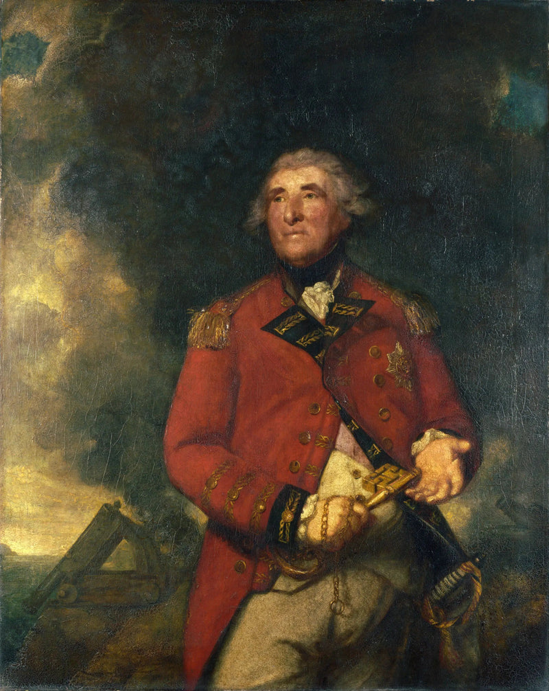 Portræt af Lord Heathfield - Joshua Reynolds