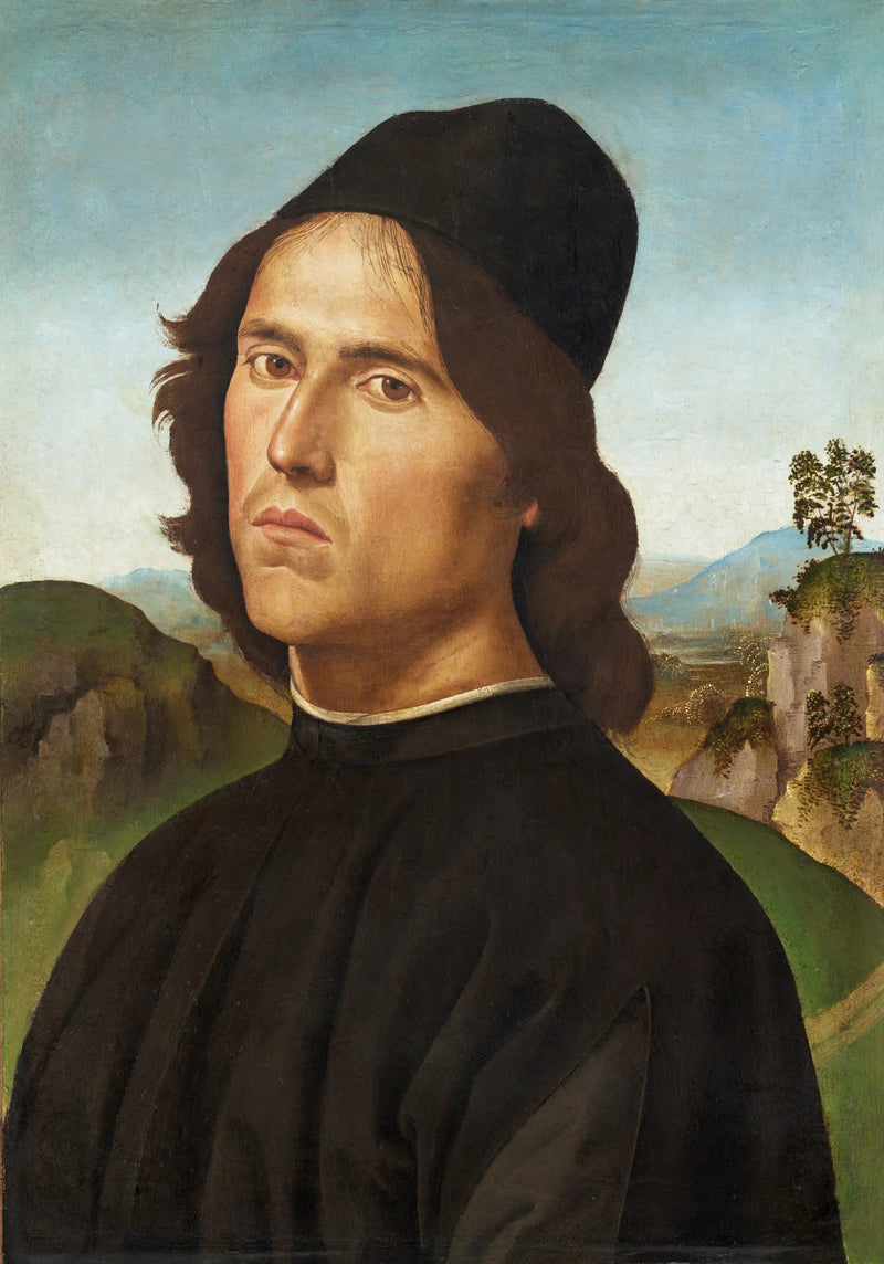 Portræt af Lorenzo di Credi - Pietro Perugino