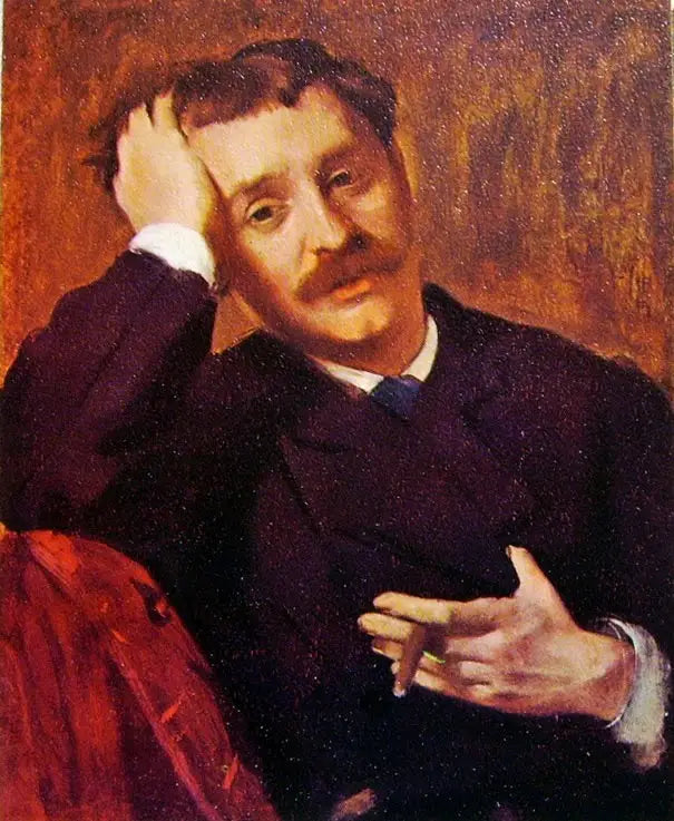 Portræt af Lorenzo Pagans - Edgar Degas