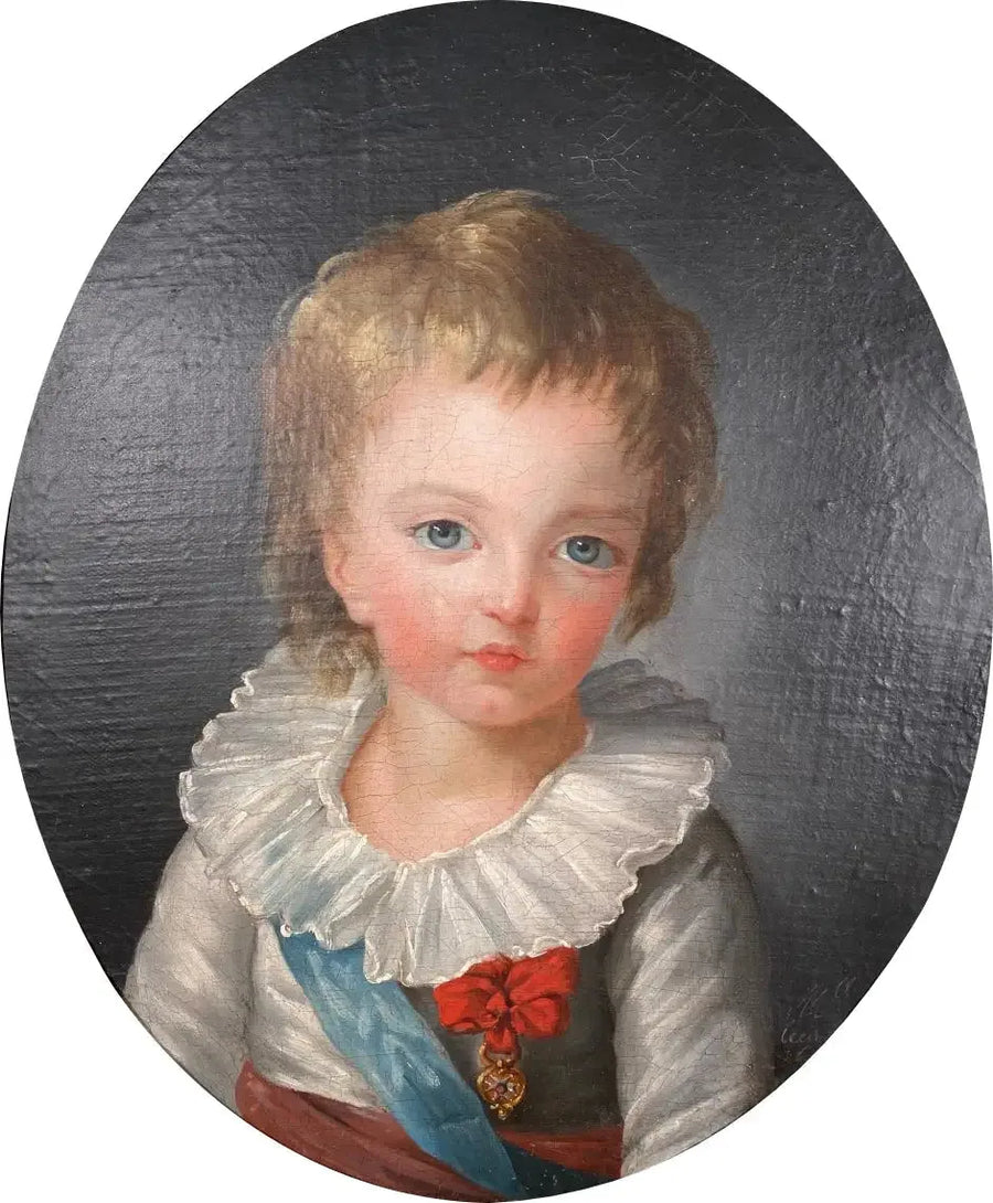 Portræt af Louis-Joseph, Dauphin af Frankrig - Marie-Guillemine Benoist