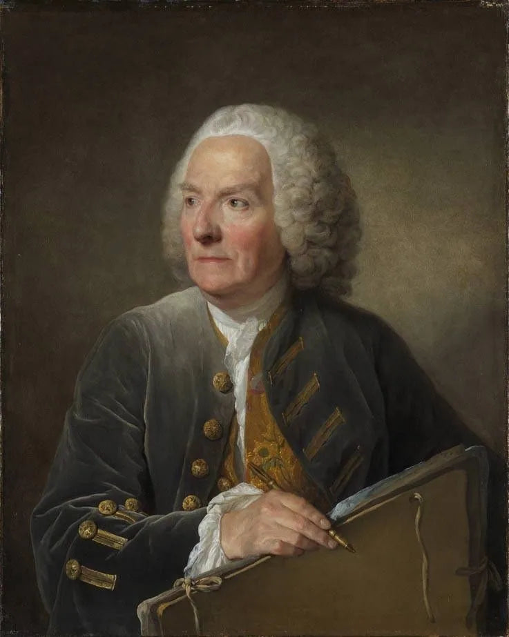 Portræt af Louis de Sylvestre - Jean-Baptiste Greuze