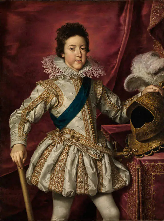 Louis XIII's portræt - Frans Pourbus den Yngre