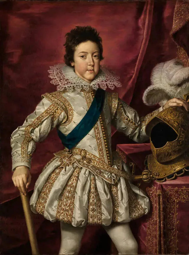 Louis XIII's portræt - Frans Pourbus den Yngre