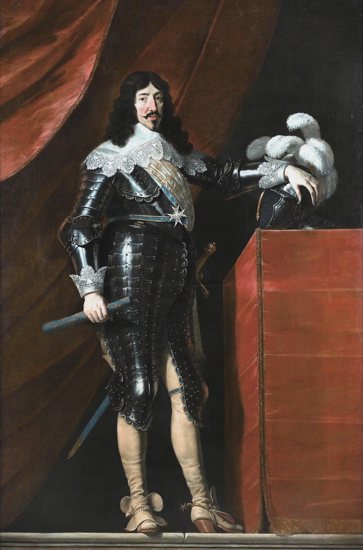 Louis XIII's portræt - Philippe de Champaigne
