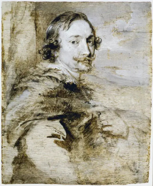 Portrait af Lucas van Uffel eller Daniel Nys - Antoine van Dyck
