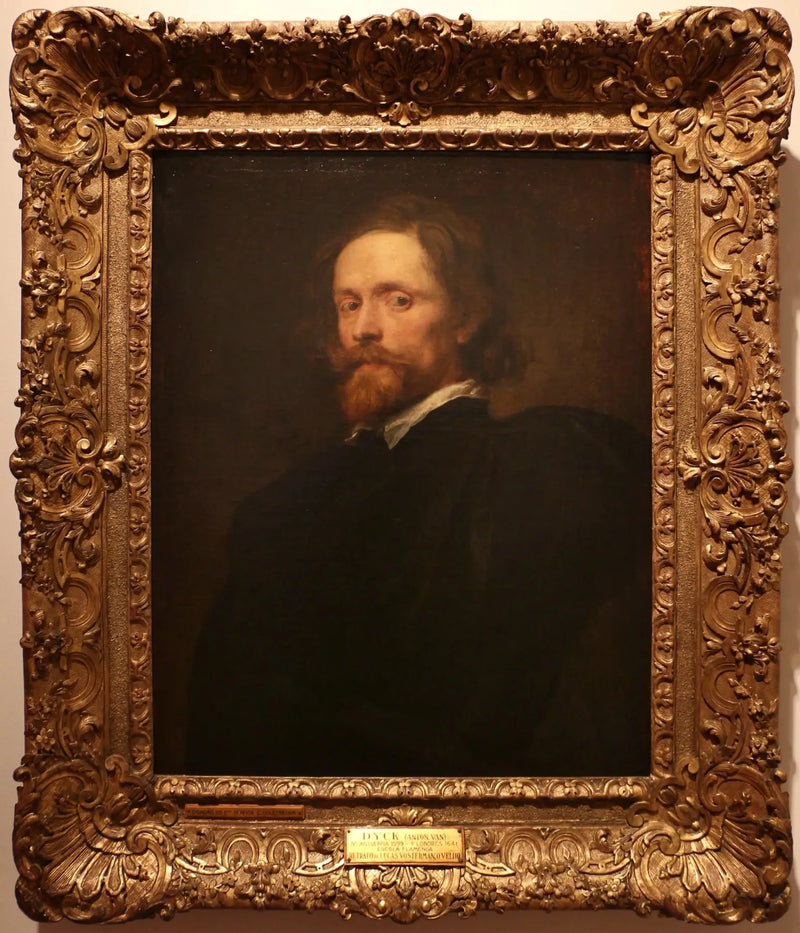 Portrait af Lucas Vorsterman - Antoine van Dyck