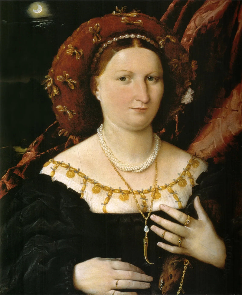 Portræt af Lucina Brembati - Lorenzo Lotto
