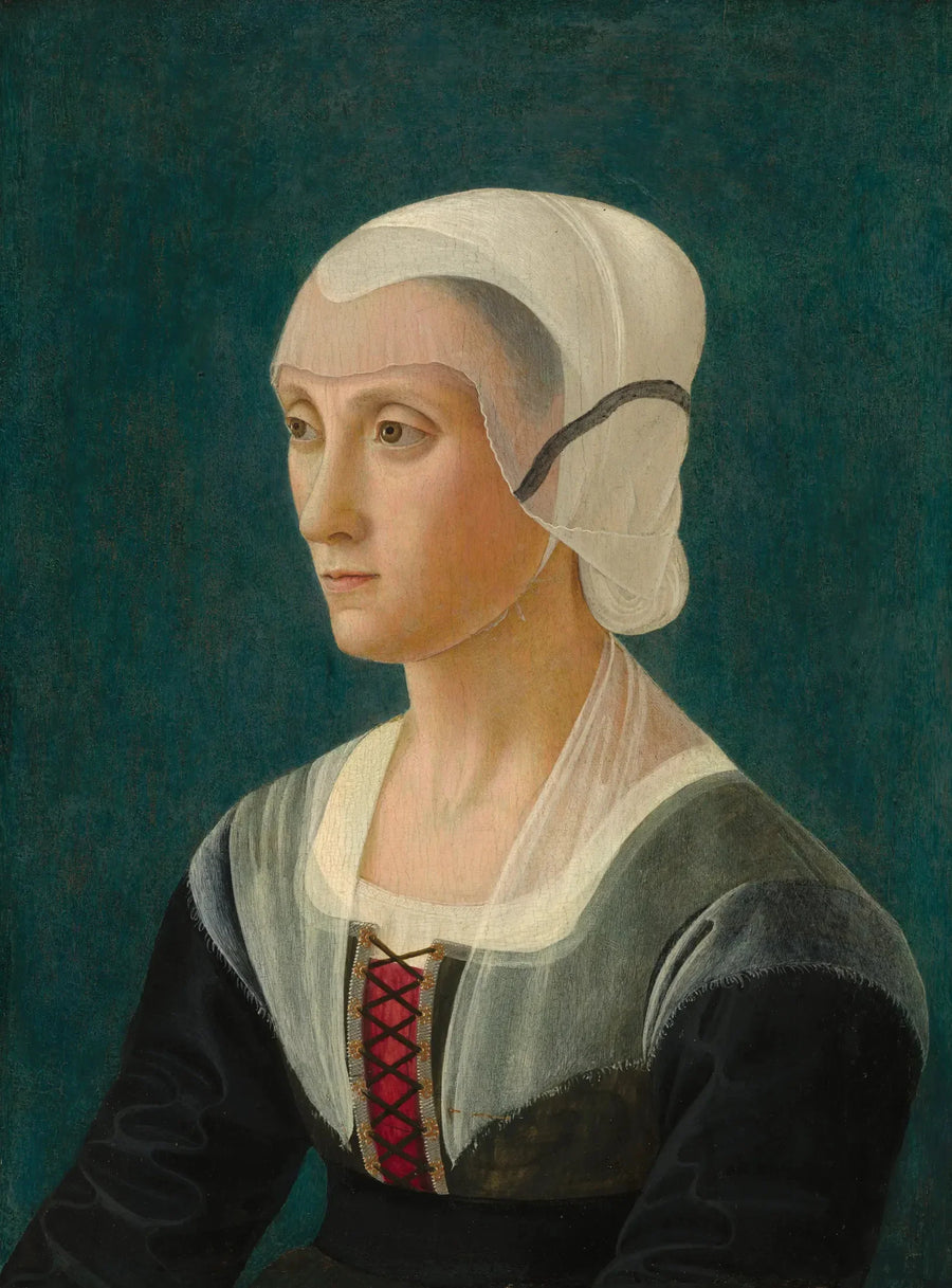Portræt af Lucrèce Tornabuoni - Domenico Ghirlandaio