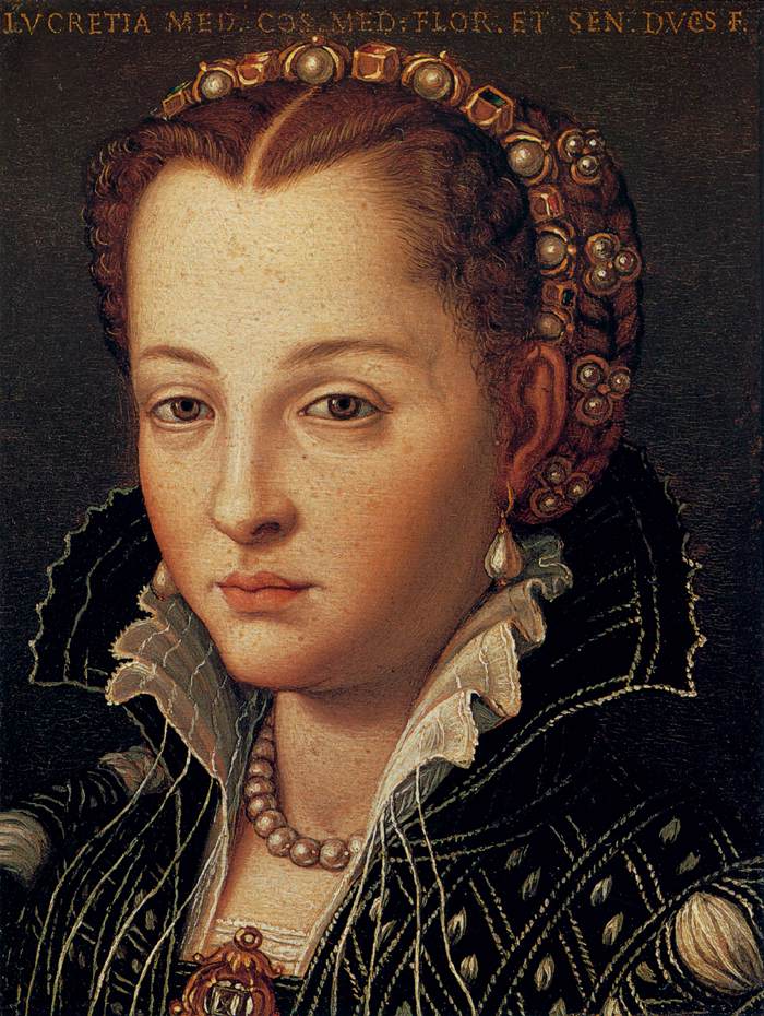 Portræt af Lucrezia di Cosimo - Bronzino