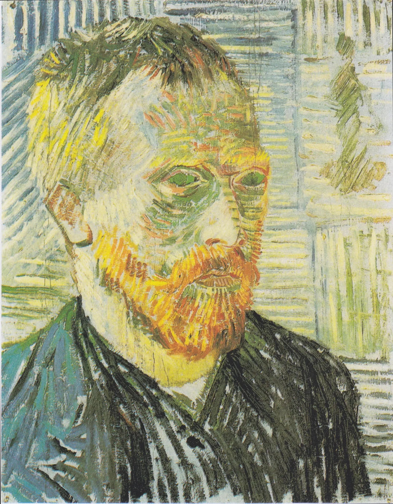 Selvportræt i japansk træsnit - Vincent van Gogh