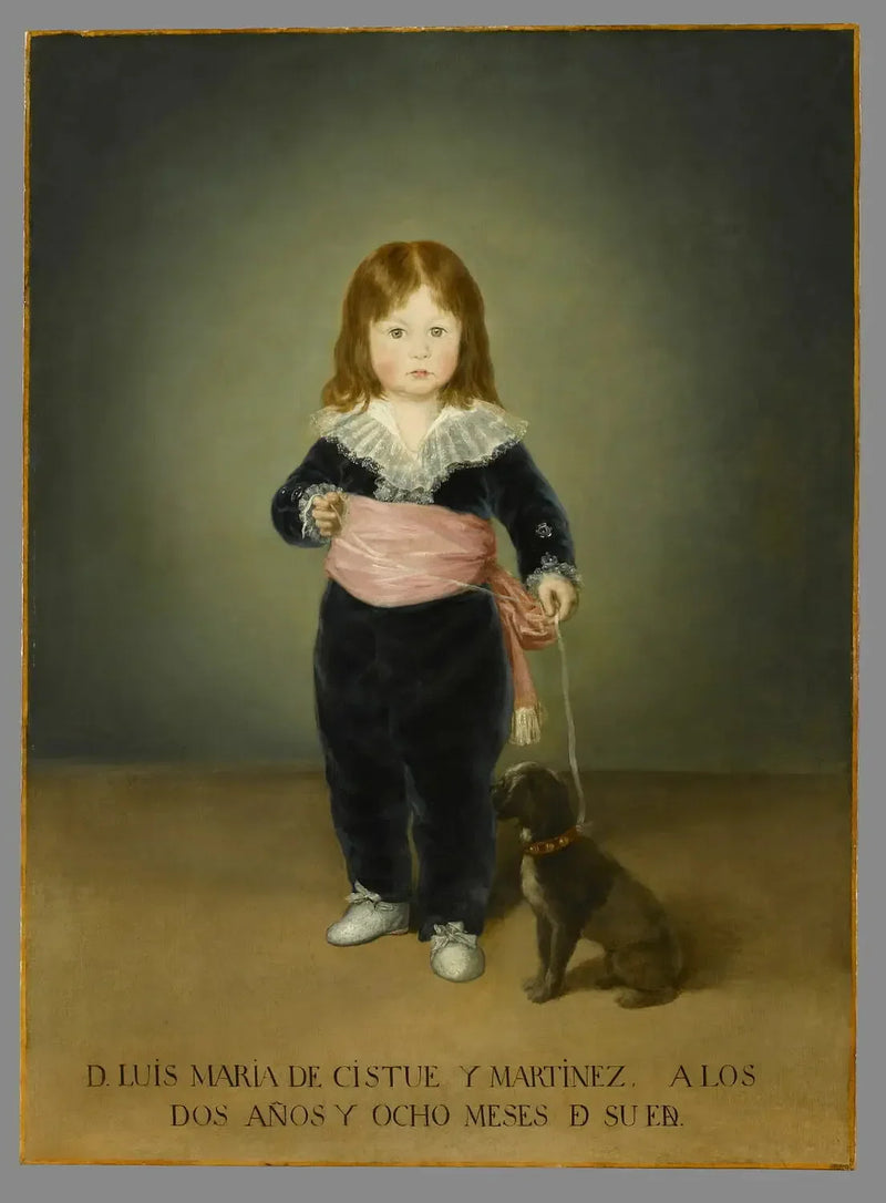 Portræt af Luis María de Cistué Martínez - Francisco de Goya