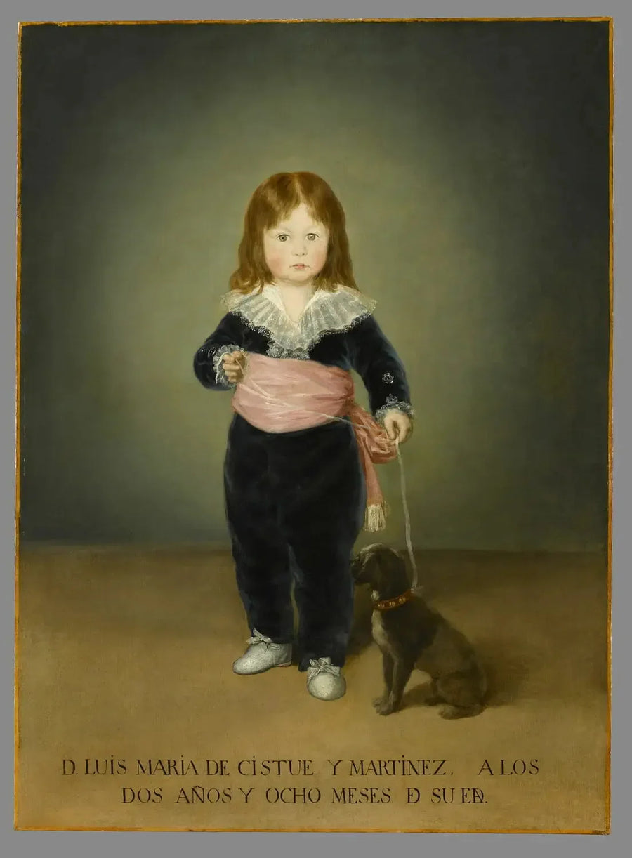 Portræt af Luis María de Cistué Martínez - Francisco de Goya