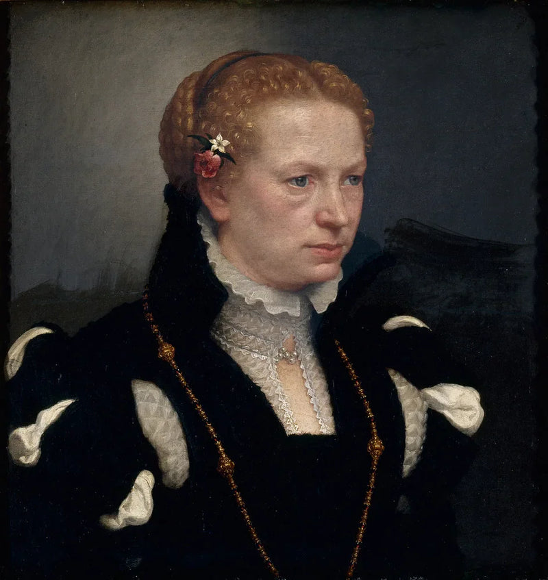 Portræt af Luisa Vertova Agosti - Giovanni Battista Moroni