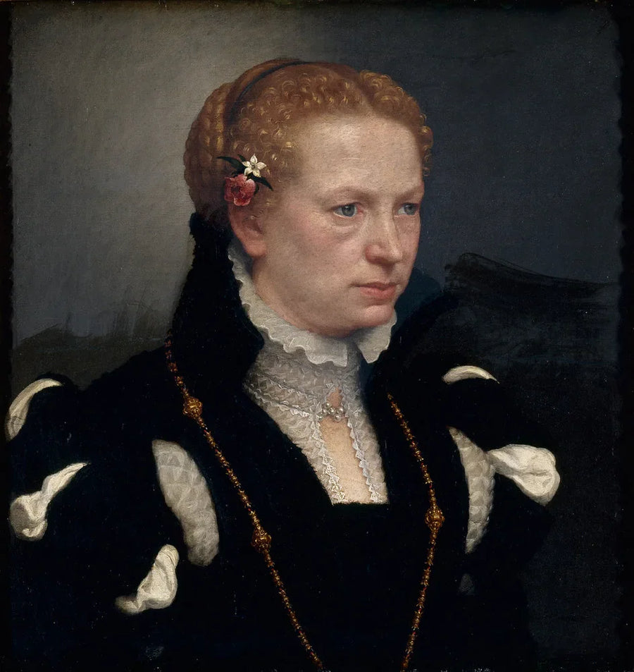 Portræt af Luisa Vertova Agosti - Giovanni Battista Moroni