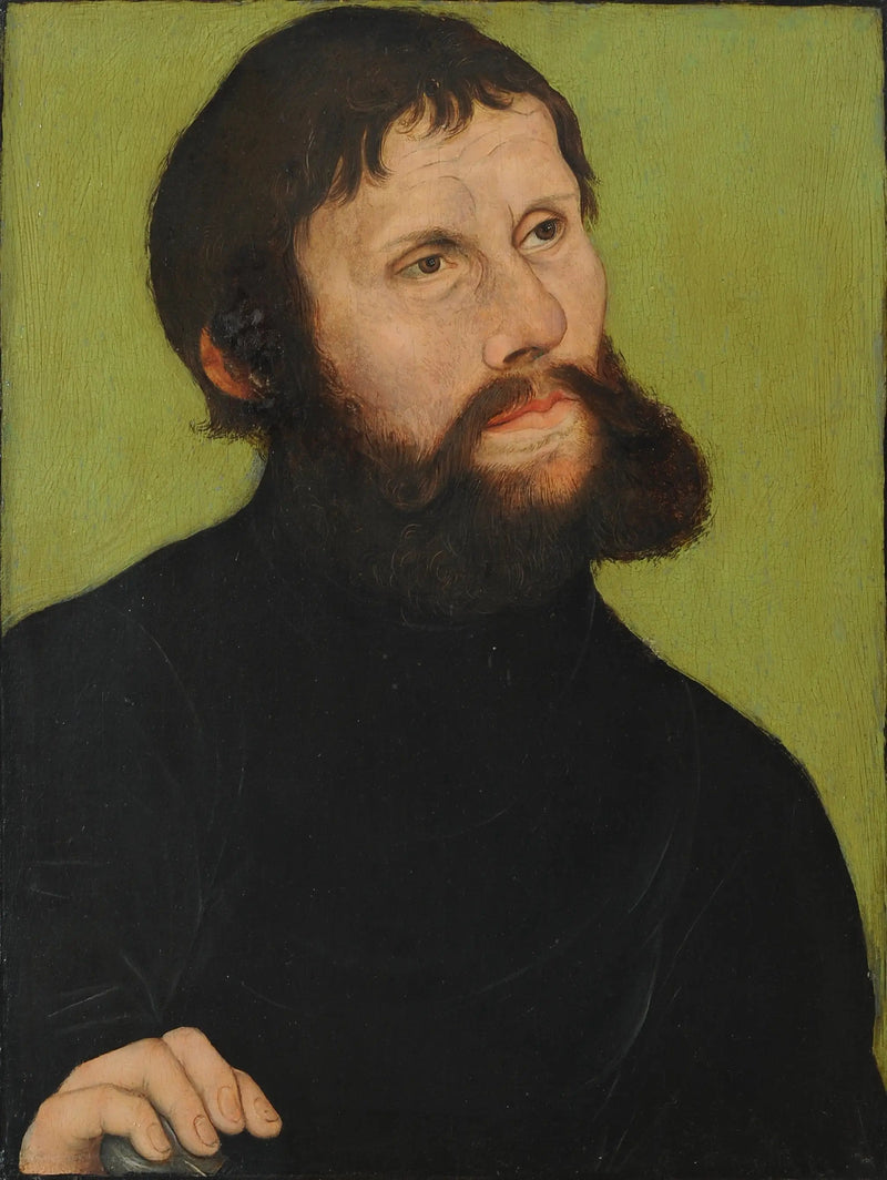 Luther-portræt som Junker Jörg - Lucas Cranach den Ældre