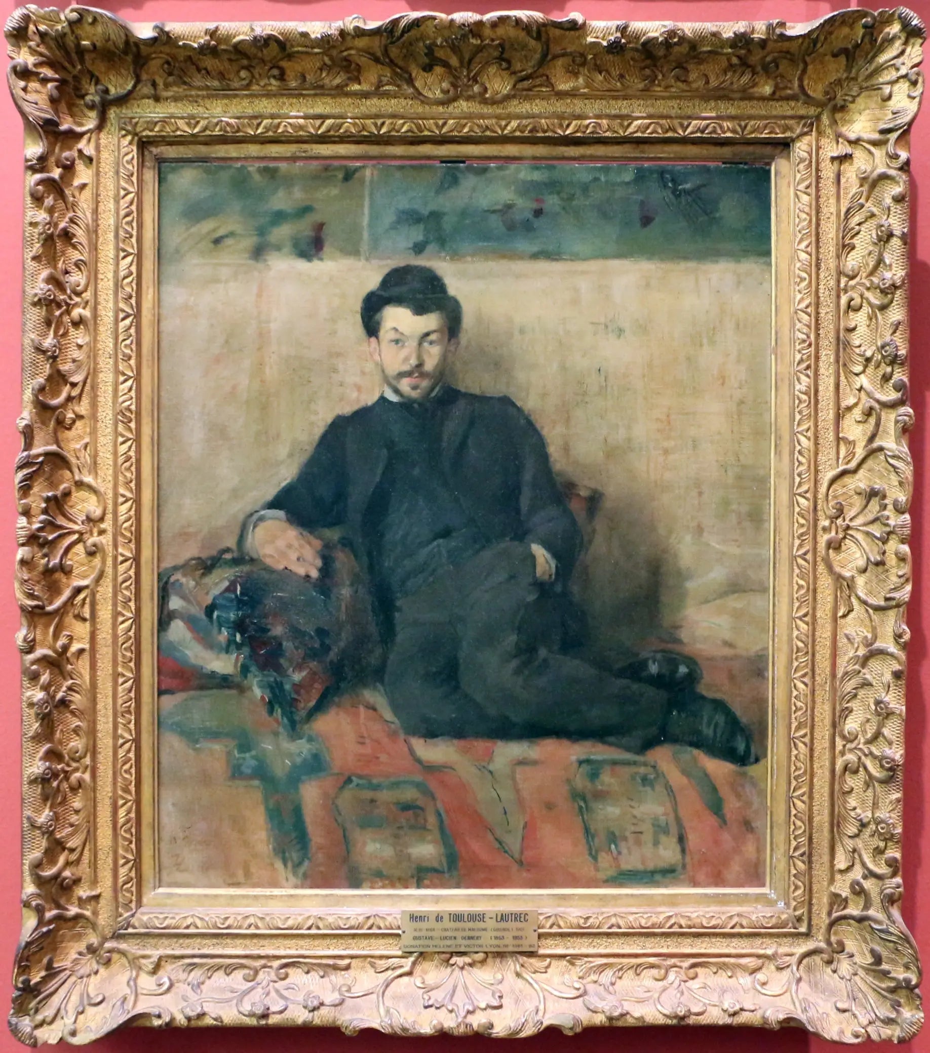 Portrait de M. Dennery - Henri de Toulouse-Lautrec image 1 reproduction artisanale de tableau