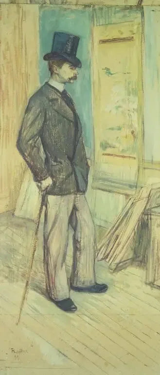 Portræt af hr. Paul Sescau (Portræt af hr. Paul Sescau) - Henri de Toulouse-Lautrec