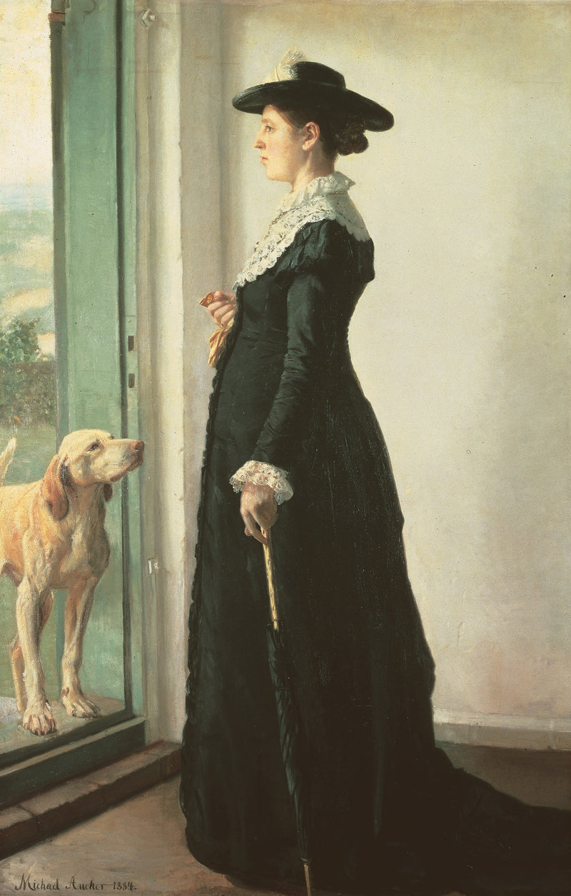Portræt af min kone - Michael Peter Ancher