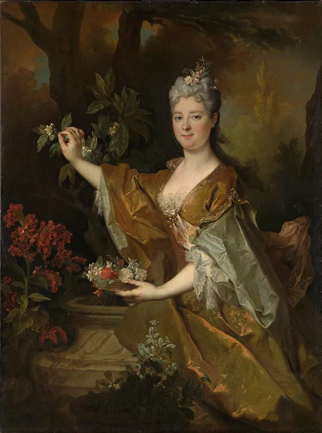 Portrait de Madame Adélaïde en Flore - Nicolas de Largillière image 1 reproduction d’œuvre d’art à l’huile