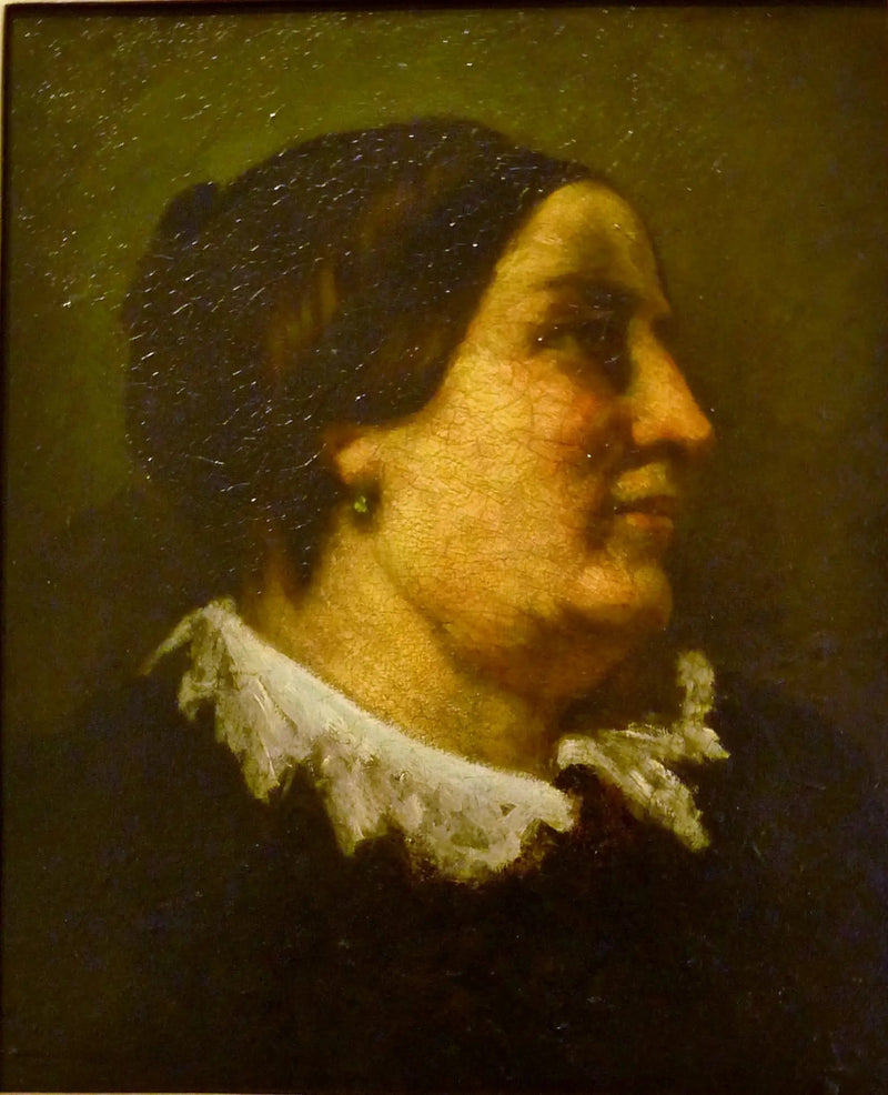 Madame Andler Portrait - Gustave Courbet