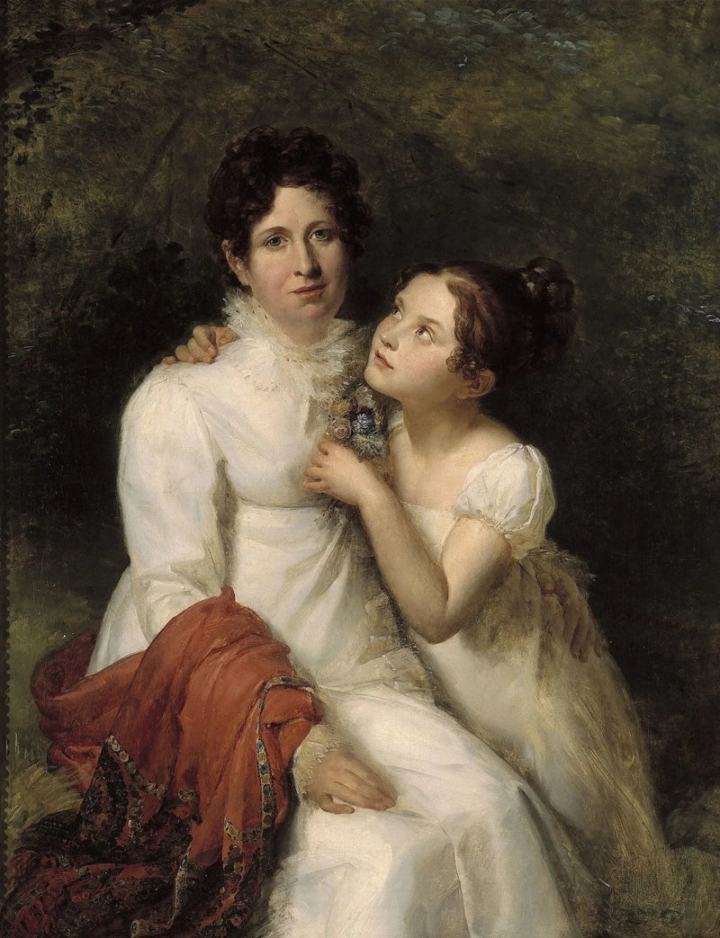 Portrait de Madame Bauquin Du Boulay et de sa nièce Mademoiselle Bauquin de La Souche - François Gérard