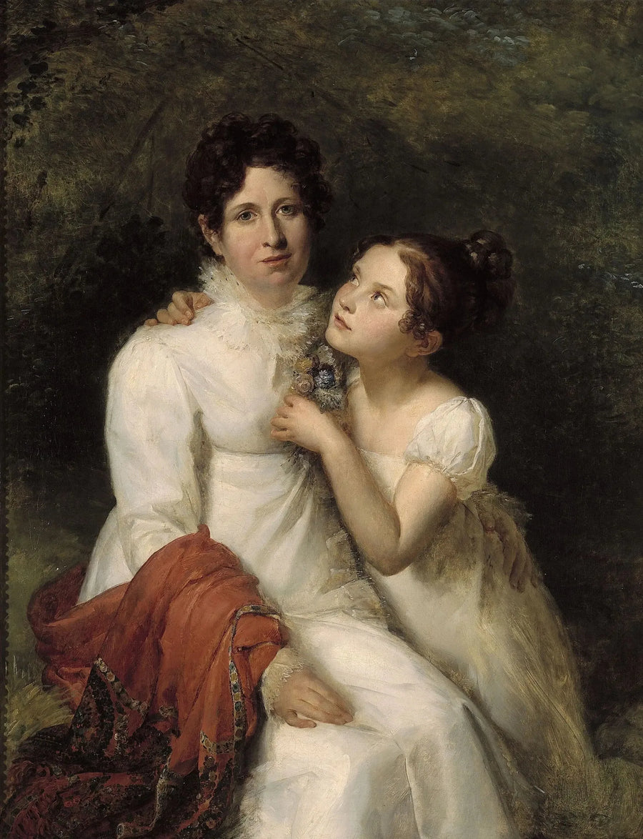 Portrait de Madame Bauquin Du Boulay et de sa nièce Mademoiselle Bauquin de La Souche - François Gérard