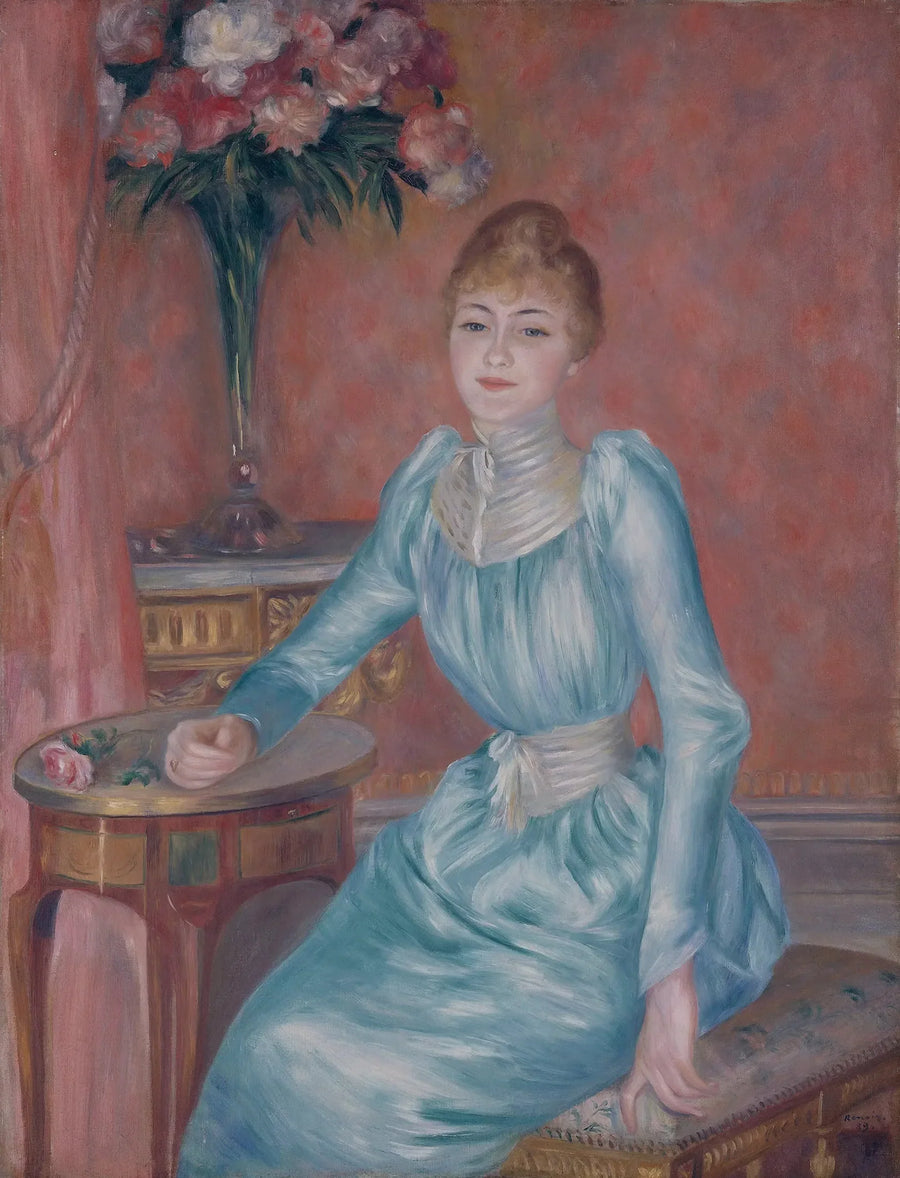 Portræt af Madame de Bonnières - Pierre-Auguste Renoir