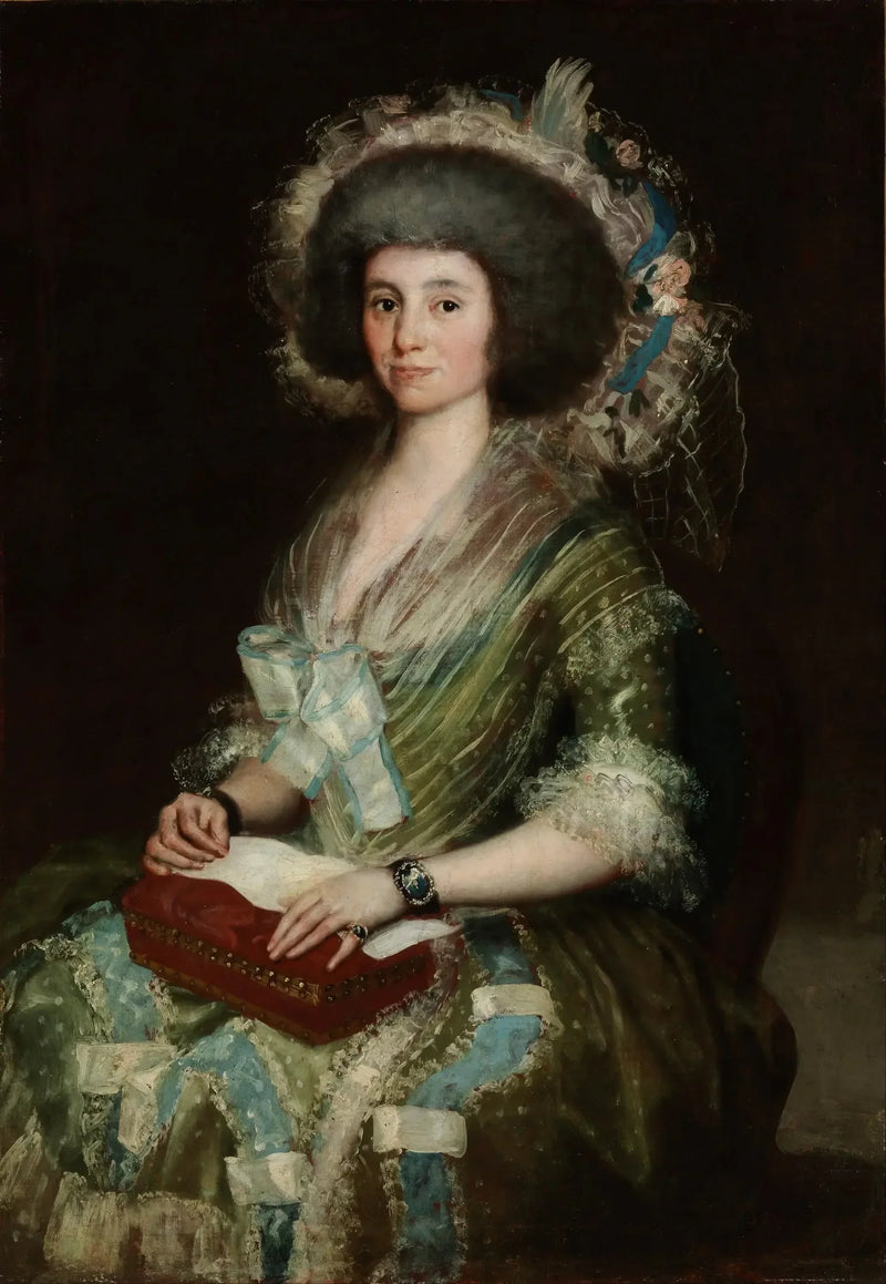 Portræt af fru Ceán Bermudez - Francisco de Goya